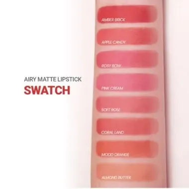 Son kem lì Innisfree Airy Matte Tint (Màu 04 & 08) – Sắc môi thời thượng, kết cấu siêu nhẹ chuẩn Hàn Quốc