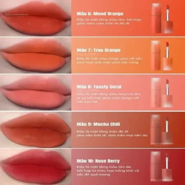 Son kem lì Innisfree Airy Matte Tint (Màu 04 & 08) – Sắc môi thời thượng, kết cấu siêu nhẹ chuẩn Hàn Quốc