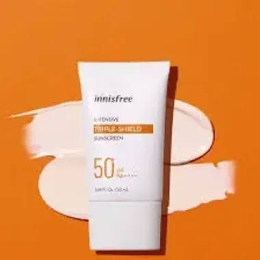 Kem chống nắng Innisfree Intensive Triple-shield Sunscreen 50ml – Khiên chắn toàn năng 3 trong 1 từ đảo Jeju Hàn Quốc