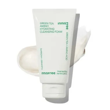 Bộ đôi sữa rửa mặt Innisfree Volcanic Pore BHA & Green Tea Amino Acid 150g – Giải pháp làm sạch chuyên sâu, nuôi dưỡng da khỏe mạnh từ Hàn Quốc