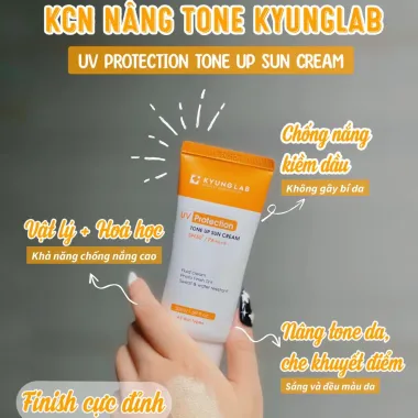 Kem chống nắng nâng tông Kyunglab UV Protection Sun Block 50ml – Giải pháp bảo vệ và dưỡng sáng da chuyên sâu từ Hàn Quốc