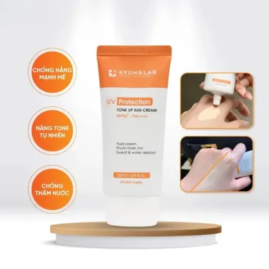 Kem chống nắng nâng tông Kyunglab UV Protection Sun Block 50ml – Giải pháp bảo vệ và dưỡng sáng da chuyên sâu từ Hàn Quốc