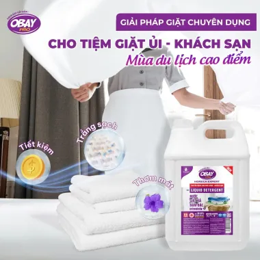 Nước lau sàn Obay Pro 9L tinh chất Quế – Sạch bóng chuyên sâu, xua đuổi côn trùng hiệu quả từ Thái Lan