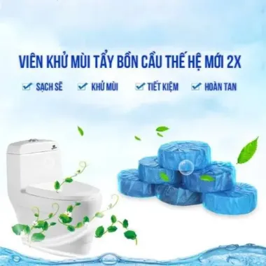 Viên thả vệ sinh bồn cầu Obay 200g hương Chanh – Giải pháp làm sạch tự động, kháng khuẩn tối ưu từ Thái Lan