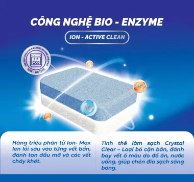 Viên rửa chén bát Obay Machine Dishwasher tablets 500g – Giải pháp làm sạch bát đĩa chuyên sâu, bảo vệ máy bền bỉ từ Thái Lan