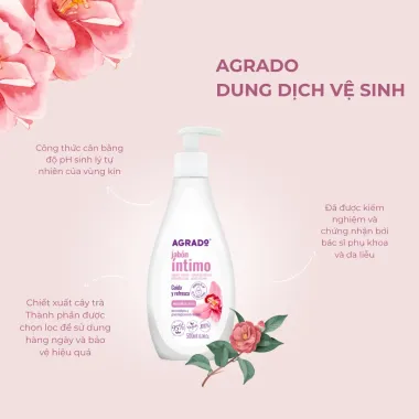 Dung Dịch Vệ Sinh Phụ Nữ Agrado Tea Tree 500ml - Tây Ban Nha