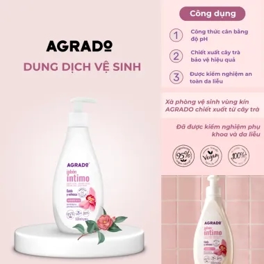 Dung Dịch Vệ Sinh Phụ Nữ Agrado Tea Tree 500ml - Tây Ban Nha