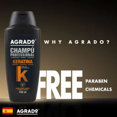 Dầu gội Agrado Keratin 750ml - Tây Ban Nha