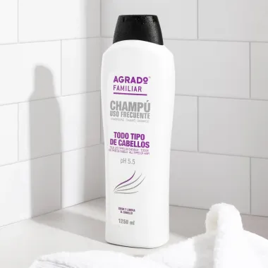 Dầu gội Agrado dành cho mọi loại tóc 1250ml - Tây Ban Nha