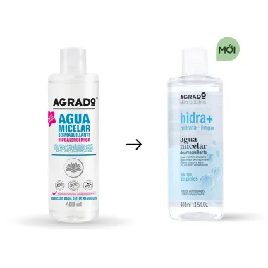 Nước Tẩy Trang Micellar Agrado 400ml - Tây Ban Nha