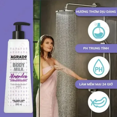 Sữa Dưỡng Thể Agrado 400ml - Tây Ban Nha