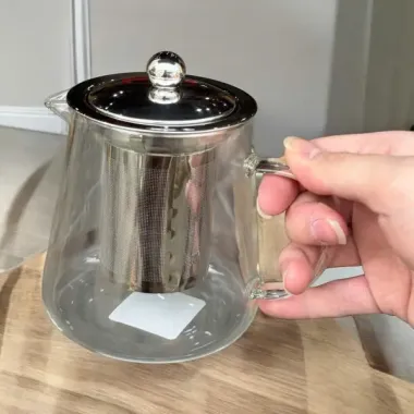 Ấm Pha Trà Thủy Tinh Echo Japan 650ml