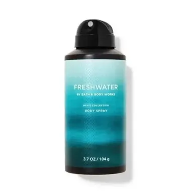 Xịt thơm toàn thân Bath & Body Works Fresh Water Men's Collection 104g – Trải nghiệm hương thơm tươi mát, nam tính từ Mỹ