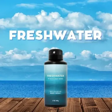 Xịt thơm toàn thân Bath & Body Works Fresh Water Men's Collection 104g – Trải nghiệm hương thơm tươi mát, nam tính từ Mỹ