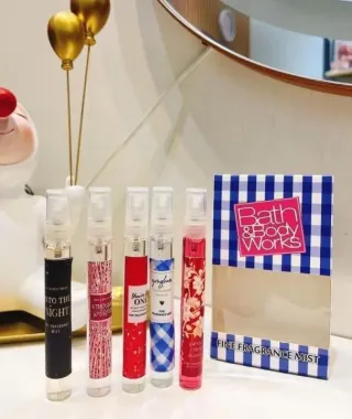 Set 5 chai xịt thơm Bath & Body Works mini 10ml – Trải nghiệm đa dạng hương thơm biểu tượng từ Mỹ