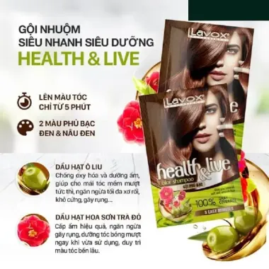 Dầu Gội Phủ Bạc Bio Nutrients Grey Coverage Color Shampoo 30ml – Nhập khẩu Thái Lan, phủ bạc nhanh trong vòng 10–15 phút