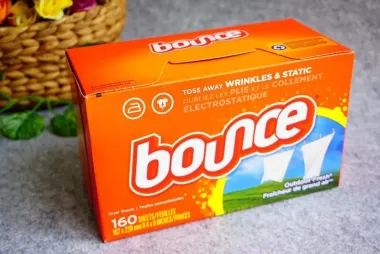 Giấy thơm quần áo Bounce (80/120/160 tờ) – Mềm vải, lưu hương, chống tĩnh điện 