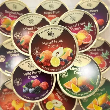 Kẹo trái cây cao cấp Cavendish & Harvey 200g – Tinh túy nước ép trái cây thật từ Đức