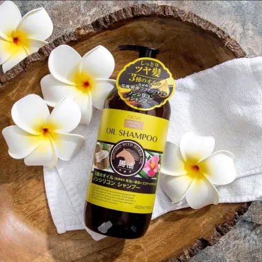 Dầu Xả Chiết Xuất Dầu Ngựa, Dầu Dừa và Dầu Hoa Trà Deve 480ml – Hàng nội địa Nhật, phục hồi tóc khô xơ & hư tổn