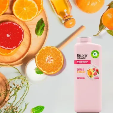 Sữa Tắm Dicora Urban Fit Vitamin C Cam Quýt & Đào 400ml / 750ml