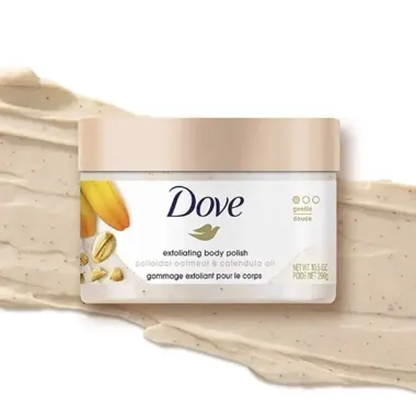 Kem tẩy tế bào chết Dove Exfoliating Body Polish 298g – Giải pháp thanh lọc và nuôi dưỡng làn da mịn màng từ Mỹ