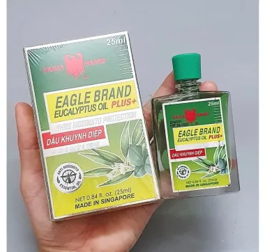 Dầu Khuynh Diệp Eagle Brand Singapore 25ml/30ml – Giữ ấm & giảm cảm hiệu quả