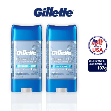 Gel Khử Mùi Gillette Clear Gel 107g (Arctic Ice / Cool Wave)