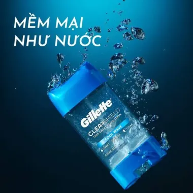Gel Khử Mùi Gillette Clear Gel 107g (Arctic Ice / Cool Wave)