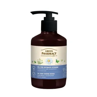 Dung Dịch Vệ Sinh Phụ Nữ Green Pharmacy Gel For Intimate Hygiene 370ml (Cây Trà / Cây Xô Thơm / Hoa Cúc)