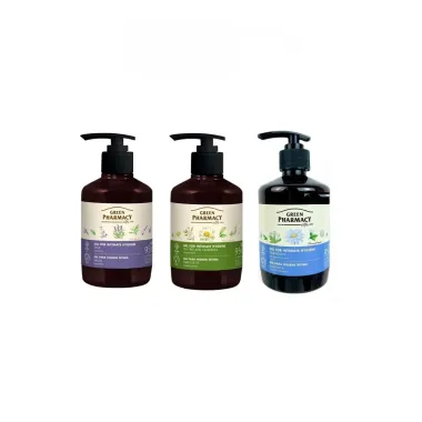 Dung Dịch Vệ Sinh Phụ Nữ Green Pharmacy Gel For Intimate Hygiene 370ml (Cây Trà / Cây Xô Thơm / Hoa Cúc)