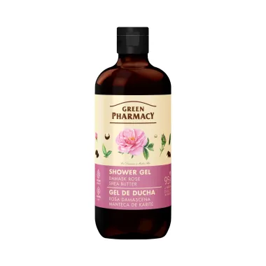 Gel Tắm Green Pharmacy 500ml (Cà Phê Xanh & Gừng / Hoa Hồng Damask & Bơ Hạt Mỡ / Oải Hương & Hạt Lanh)