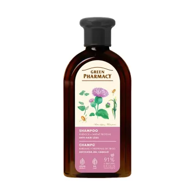 Dầu Gội / Dầu Xả Green Pharmacy Chống Rụng Tóc Chiết Xuất Cây Ngưu Bàng & Protein Lúa Mì (350ml / 300ml)