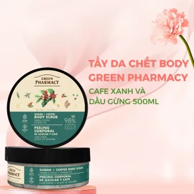 Tẩy Tế Bào Chết Green Pharmacy 200ml (Cà Phê Xanh & Gừng / Hoa Hồng Damask & Bơ Hạt Mỡ)