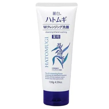 Sữa rửa mặt Hatomugi Cleansing & Facial Washing 130g/170g – Làm sạch sâu, hỗ trợ tẩy trang nhẹ, dưỡng sáng da