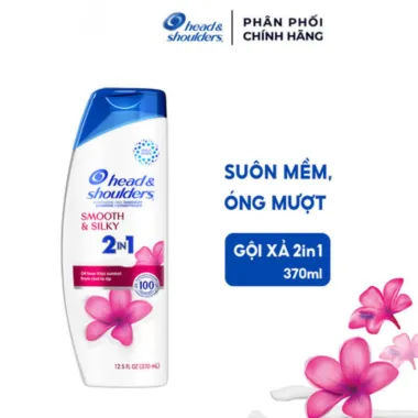 Dầu Gội Xả Head & Shoulders Smooth & Silky 2in1 (Mỹ)