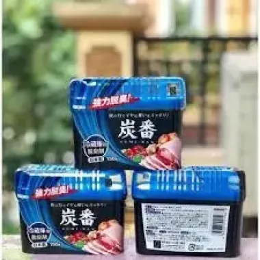 Hộp khử mùi tủ lạnh than hoạt tính Nhật Bản 150g – Khử mùi thực phẩm, giữ tủ lạnh luôn sạch thoáng