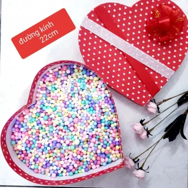 Hộp quà trái tim size 22