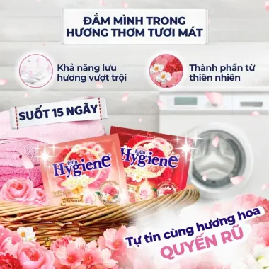 Nước Xả Vải Dây Hygiene Expert Care (12 Gói x 20ml)