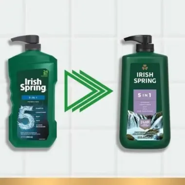 Sữa tắm gội toàn thân Irish Spring 5in1 dành cho nam 887ml