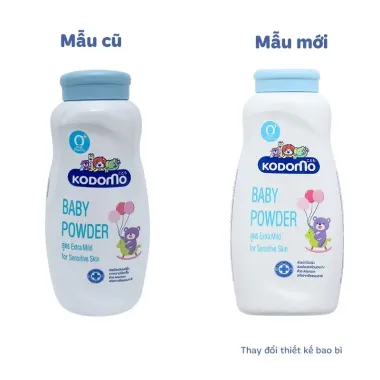 Phấn rôm Kodomo Extra Mild 160g – Bảo vệ làn da mỏng manh, ngăn ngừa hăm tã hiệu quả từ Thái Lan