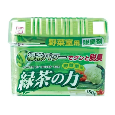 Hộp khử mùi ngăn tủ bếp hương trà xanh Kokubo 150g – Khử mùi ẩm mốc, giữ không gian sạch thoáng