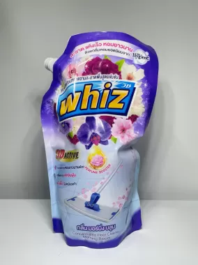Nước lau sàn Whiz công nghệ 3D mới làm sạch nhà cửa, hương thơm nồng nàn Thái Lan 800ml