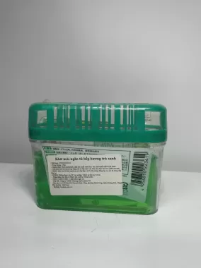Hộp khử mùi ngăn tủ bếp hương trà xanh Kokubo 150gr - Hàng Nhật nội địa