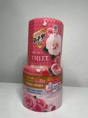 Chai khử mùi toilet Sukkiri hương hoa hồng trắng 400ml