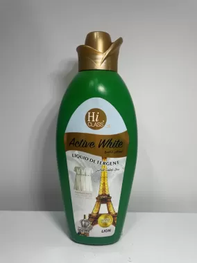 Nước giặt Hiclass Active White 900ml (cho vải màu sáng)