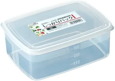 Hộp nhựa Nakaya nắp dẻo 1L/2L – Dung tích lớn, an toàn & bảo quản tối ưu