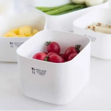 Hộp nhựa Nakaya White Pack (1L) – Thiết kế tối giản, kín mùi & tối ưu không gian