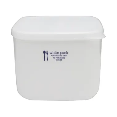 Hộp nhựa Nakaya White Pack (1L) – Thiết kế tối giản, kín mùi & tối ưu không gian
