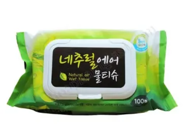 Khăn ướt Hàn Quốc Natural Air / Premium / Soft & Mild 100 tờ – Giải pháp làm sạch dịu nhẹ, an toàn từ xứ sở Kim Chi