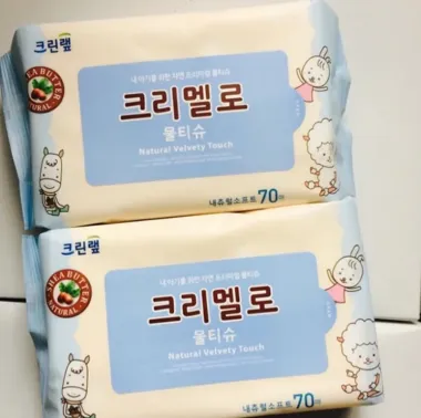 Khăn ướt Hàn Quốc Natural Air / Premium / Soft & Mild 100 tờ – Giải pháp làm sạch dịu nhẹ, an toàn từ xứ sở Kim Chi
